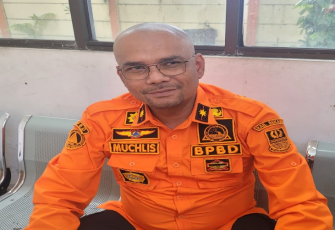 Kepala Pelaksanaan BPBD Kabupaten Bekasi Muchlis 