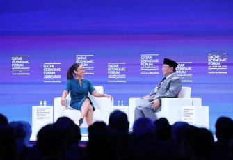 Menhan Prabowo Bicara di Qatar Economic Forum, Bahas Pembangunan Negara