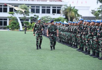 Kasal saat Sambut Kedatangan Satgas MTF Konga XXVIII-N/UNIFIL