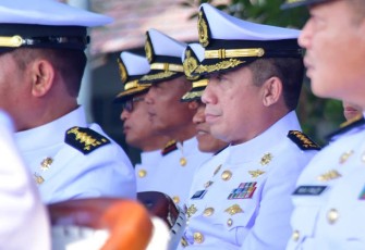 Dirpers Puspenerbal saat Hadiri Pelantikan dan Sumpah 595 Siswa Dikmaba TNI AL XLIII/2 T.A 2023