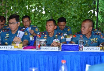 Danlantamal V saat Hadiri Pengarahan Wakasal kepada Satker Pelaksana Pembangunan ZI 2024