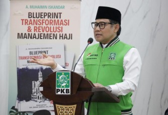 Menteri Koordinator Pemberdayaan Masyarakat (Menko PM) Muhaimin Iskandar atau Gus Imin