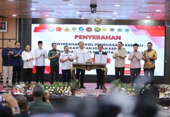 Satgas PKH Telah Menguasai Kembali Lahan Seluas 2 Juta Hektare