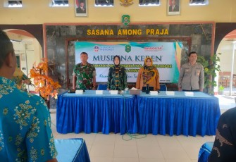 Kolaborasi TNI dan Forkopimcam Pogalan Wujudkan Inklusi Lewat Musrena Keren