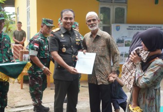 Komandan Korem 121/Abw Brigjen TNI Purnomosidi, S.I.P., M.A.P., M.Han.