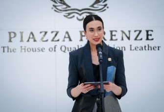 Menpar Putri Wardhana saat menghadiri “Opening Ceremony Piazza Firenza”, di Gedung Piazza Firenza Garut, Rabu (15/1/2025).