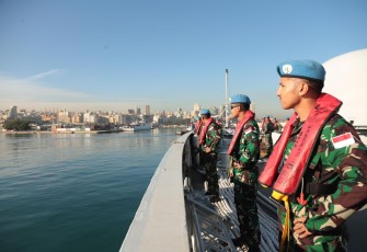 KRI Sultan Iskandar Muda-367 Tiba di Beirut Lebanon 