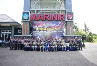Latihan Bersama Carat 2025 Antara TNI AL Dengan US Navy dan USMC Resmi Ditutup