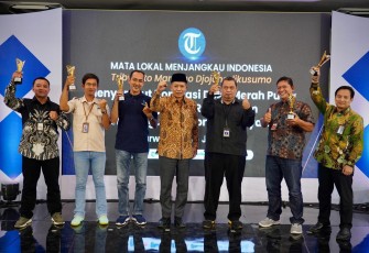 Wamenkop pada acara Talkshow Tribute To Margono dengan tema Menyambut Koperasi Desa Merah Putih di Banyumas Dalam Membangun Ekonomi Kerakyatan”, di Banyumas, Jawa Tengah, Kamis (19/6)