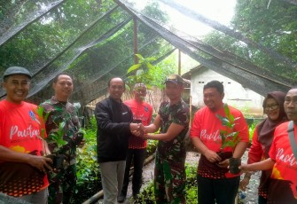 Kodim Ponorogo dan Dishut CDK Pacitan Tingkatkan Kerjasama Pembuatan Bibit