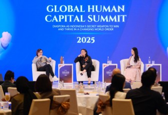 : Wakil Menteri Ekonomi Kreatif, Irene Umar, menjadi narasumber dalam talkshow "Future-Ready Talent in the Age of Digital Disruption” pada Global Human Capital (GHC) Summit 2025 di The Westin Jakarta, Selasa, 26 Agustus 2025
