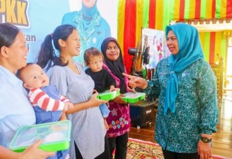 TP PKK Kepri Fokus pada Program Gizi di Penyengat