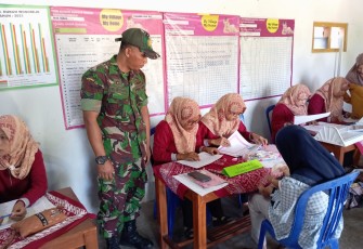 Babinsa Kodim Ponorogo Pendampingan Posyandu Balita