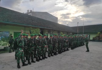 Foto Apel Siaga yang di pimpin oleh Danrem 133/NW