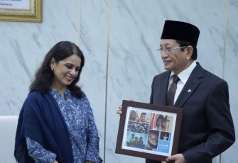 Menteri Agama Nasaruddin Umar Bertemu UNICEF