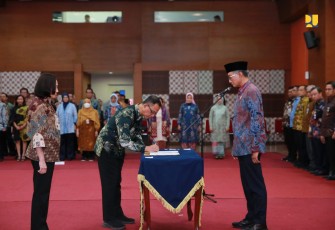 Menteri Pekerjaan Umum (PU), Dody Hanggodo Lantik 6 Pejabat Eselon I