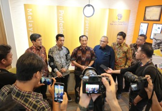Sekretaris Direktorat Jenderal Penetapan Hak dan Pendaftaran Tanah (Sesditjen PHPT), Shamy Ardian, saat ditemui di Kantor Kementerian ATR/BPN, Jakarta, Kamis, (21/08/2025).