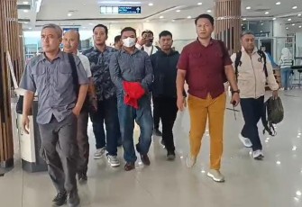 Tim Tabur Kejati Kepri saat Berhasil Ringkus Buronan Tipikor di Kendari
