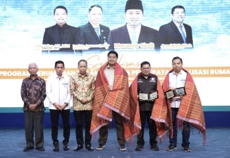 Menteri PKP Maruarar Sirait di kampus UMSU, Medan, Rabu (8/10)