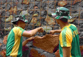 Personel satgas Yonarmed 12 Kostrad 