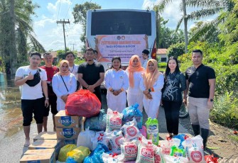 Bansos Keluarga Besar Dharma Wanita Persatuan Lapas Kelas IIA Binjai
