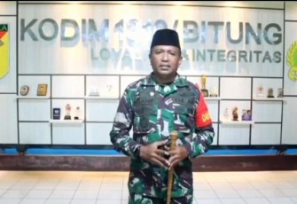 Dandim 1310Bitung, Letkol Czi Hanif Tupen, S.T.,M.I.P