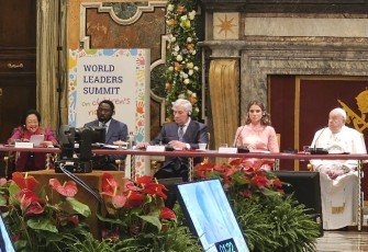 Megawati saat berbicara di World Leaders Summit on Children’s Rights di Vatikan, pada Senin (3/2/2025) waktu setempat.