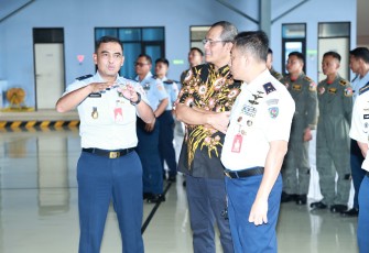 Irkoopsud II Dampingi Irjenau Terima Kunjungan Ketua BPK RI ke Lanud Sultan Hasanuddin
