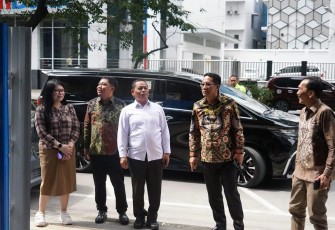 Kunjungan Menteri Hukum Tinjau Langsung Progres Pembangunan Gedung Baru.