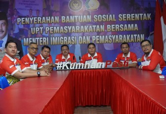Rutan Kelas I Medan Mengikuti Pengarahan Oleh Dirjenpas RI.