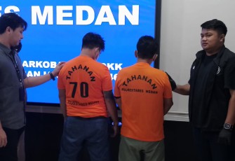 Papaparan Gembong Narkoba di Polrestabes Medan