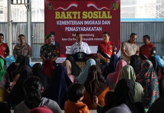 Lapas Kelas I Medan Gelar Bakti Sosial kepada Masyarakat Sekitar.