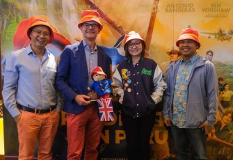 Wamenekraf menghadiri undangan British Embassy dalam peluncuran perdana film Paddington in Peru di Jakarta, Sabtu (18/1)