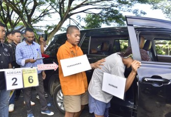 Rekonstruksi kasus pembunuhan 