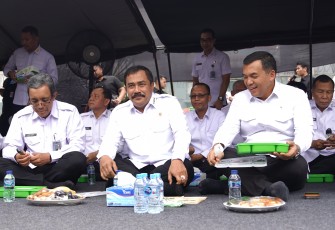Menteri Imipas Agus Andrianto Memberikan Semangat kepada Warga Binaan Rutan Kelas I Cipinang