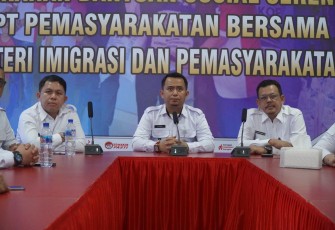 Rutan Kelas I Medan Ikuti Zoom Meeting Jelang Bulan Ramadhan