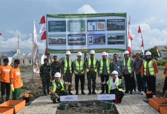 Danrem 071 Wijayakusuma Kolonel Inf Jamaluddin saat groundbreaking 