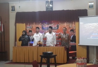 DPD PKS Sukoharjo menggelar silaturahmi buka puasa bersama dengan instansi pers di hotel Sarila, Sukoharjo, Sabtu (15/3)