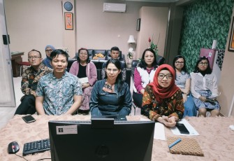 Kakanwil Kementerian HAM Sumut Beserta Jajaran Ikuti Apel.