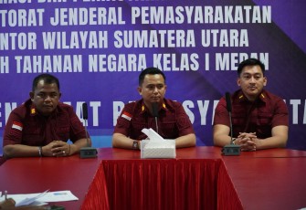 Asesmen Terhadap 20 Orang Warga Binaan Digelar di Rutan Kelas I Medan.