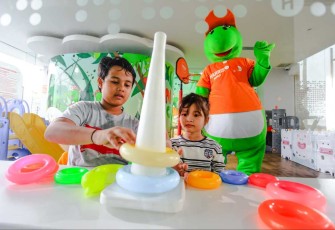 Fasilitas bermain anak-anak di HARRIS-POP! Hotel