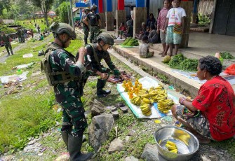 Serap hasil tani warga Beoga