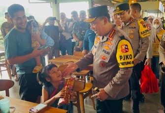 Kapolri Jendral Listyo Sigit Prabowo Tinjau Rest Area KM 456