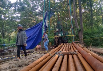 Salah satu lokasi sumur minyak tua LDK 27 yang terletak di Lapangan Ledok, Kecamatan Sambong Kabupaten Blora