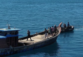 Bakamla RI Gagalkan Dugaan Penyelundupan Pasir Timah di Kepulauan Lingga