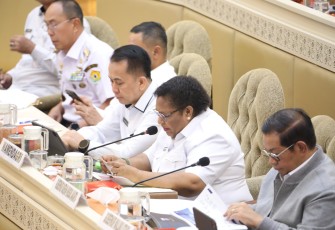 Wakil Menteri Dalam Negeri (Wamendagri) Ribka Haluk Hadiri RDP Dengan Komisi II DPR RI 