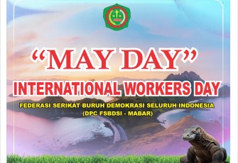 DPC FSBDSI Mabar Gelar Orasi Menuntut Pemda Mabar Peduli Kepada Buruh Sesuai Upah yang Layak