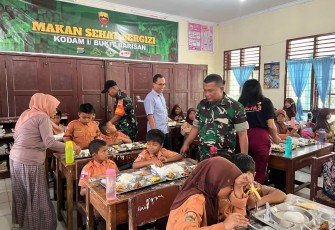 Kodam I/BB Gelar Program Makan Sehat Bergizi