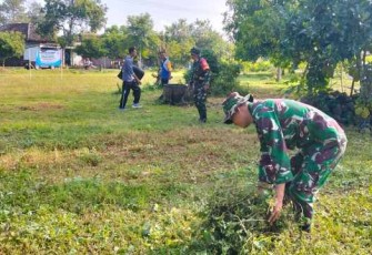 Karya bakti BBGRM di wilayah desa binaan 