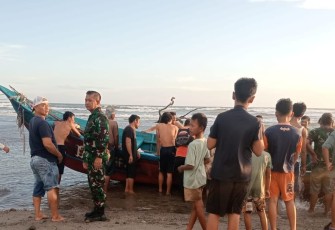 Satgas TMMD Ke-124 Kodim 0408/BS Komsos Dengan Nelayan